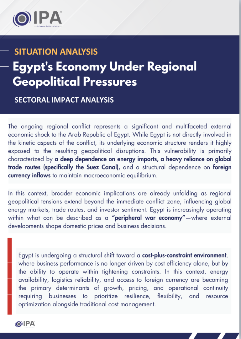 Regional Geopolitical pressure-policy pulse